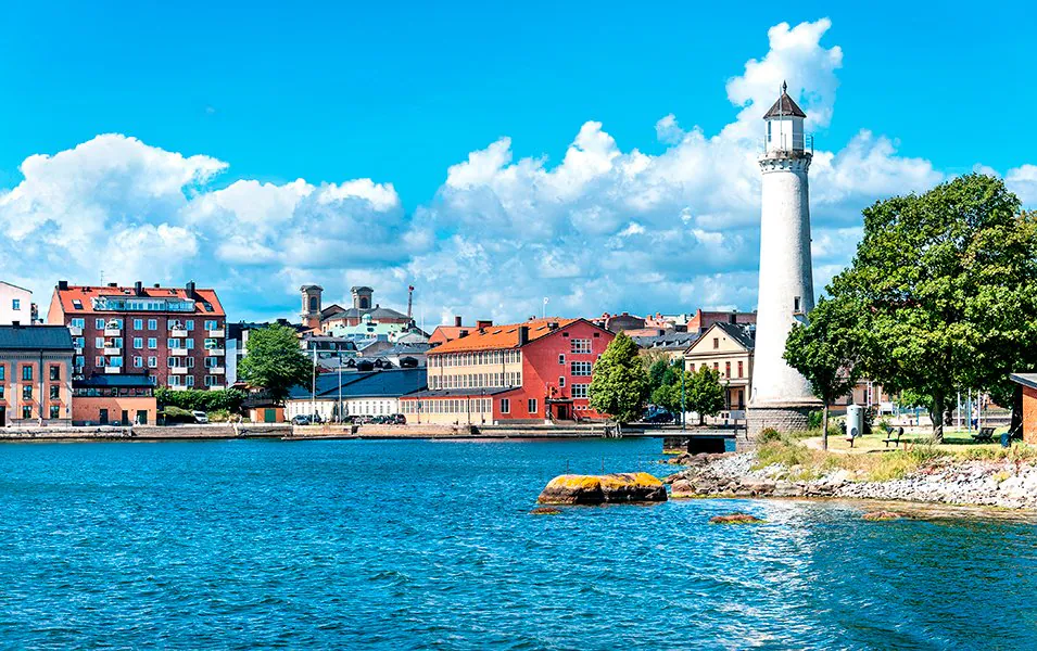 Vy över Karlskrona