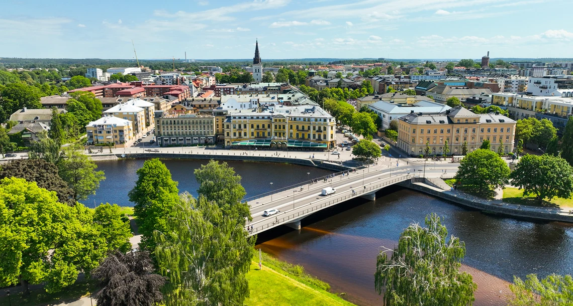 Vy över Karlstad