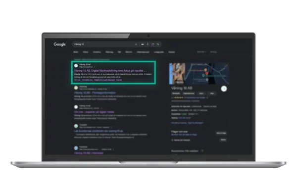 Våning 18 i Googles sökresultat