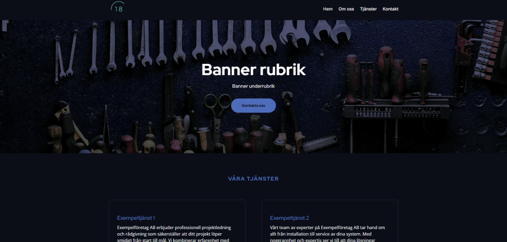 Picture of a website template 3